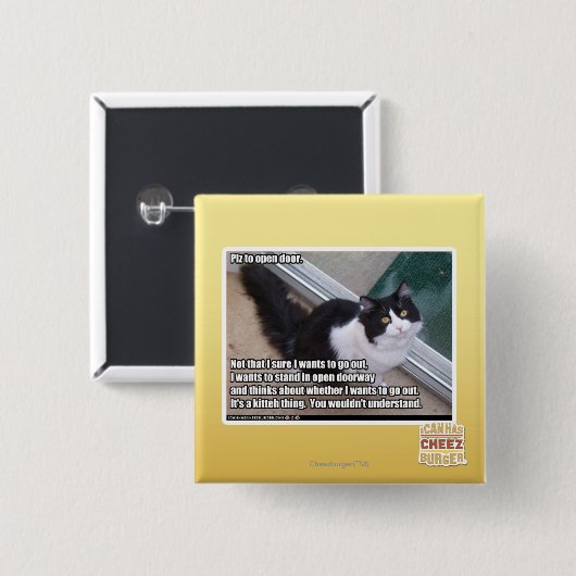 PLZ zur offenen Tür Button (Vorne & Hinten)