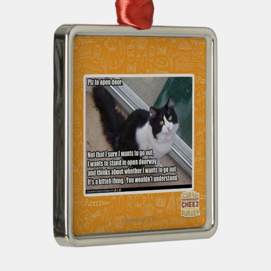 PLZ zur offenen Tür Ornament Aus Metall (Rechts)