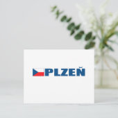 Plzen Postkarte (Stehend Vorderseite)