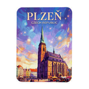 Plzeň Tschechien Magnet