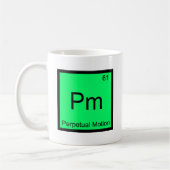 Pm - Symbol-T-Shirt für das Symbol für die ständig Kaffeetasse (Links)