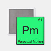 Pm - Symbol-T-Shirt für das Symbol für die ständig Magnet (Vorderseite/Rückseite)