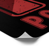 PMA Positives Mental Attitude Motivierend Mindset Poster (Ecke)