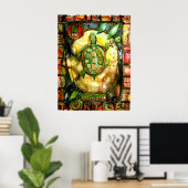 PMACarlson Brother Turtle Poster (Heimbüro)