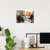 PMACarlson Buttermilk Falls, Sunset Poster (Heimbüro)