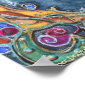 PMACarlson Copper Dragonfly Poster (Ecke)