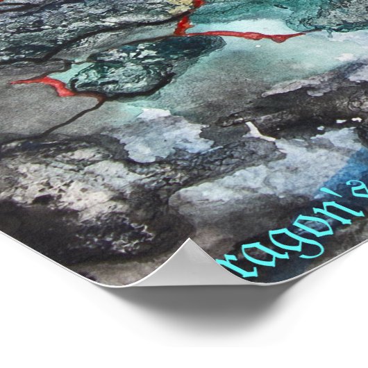 PMACarlson Dragon's Eye Poster (Ecke)