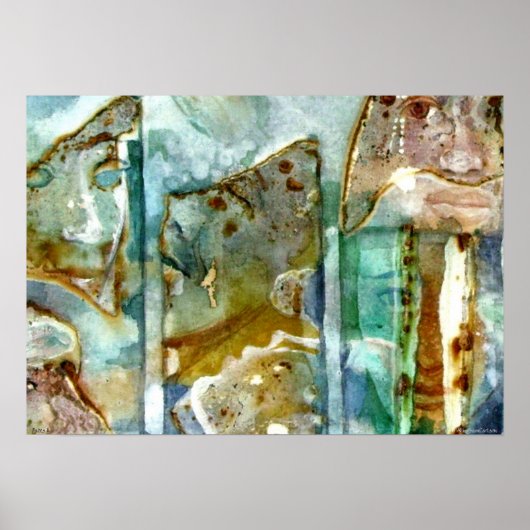 PMACarlson Faces II Poster (Vorne)