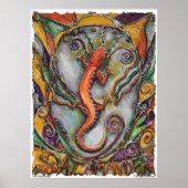 PMACarlson Fire Salamander Poster (Vorne)