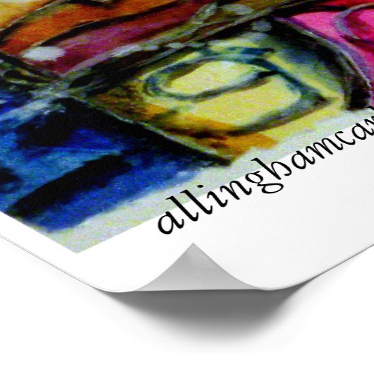 PMACarlson "Gecko" Poster (Ecke)