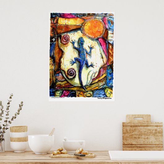 PMACarlson "Gecko" Poster (Küche)