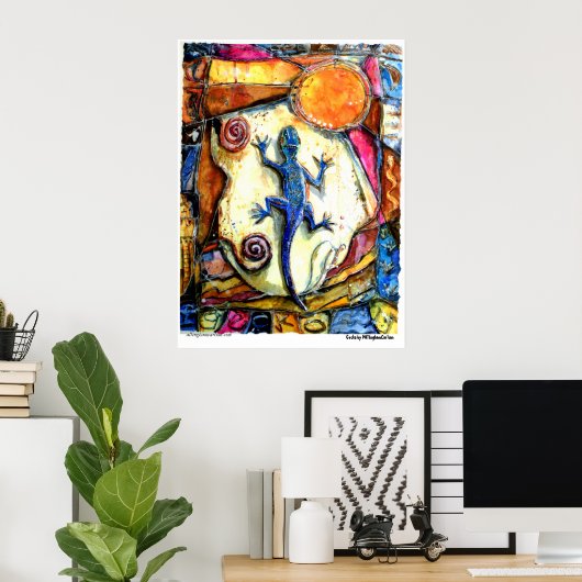 PMACarlson "Gecko" Poster (Heimbüro)