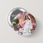 PMACarlson Kate die Prinzessin Bride Button (Vorne & Hinten)