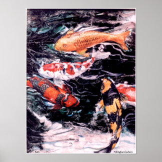 PMACarlson Koi 9 Poster