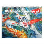 PMACarlson Koi Aquarell-Kalender Kalender (Titelbild)