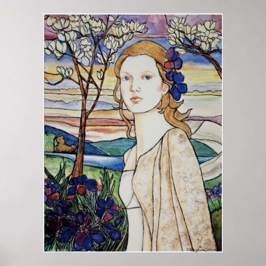 PMACarlson Lady in Lace Poster (Vorne)