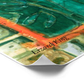 PMACarlson Lizard King Poster (Ecke)