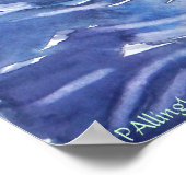 PMACarlson Mermaid auf dem Dock Poster (Ecke)