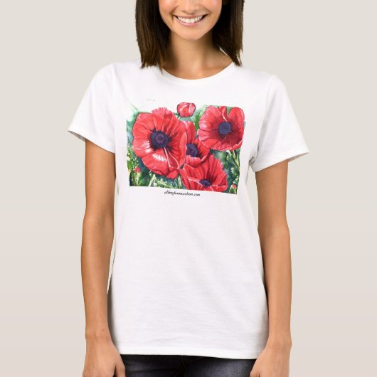 PMACarlson Mohnblumen-T - Shirt (Vorderseite)