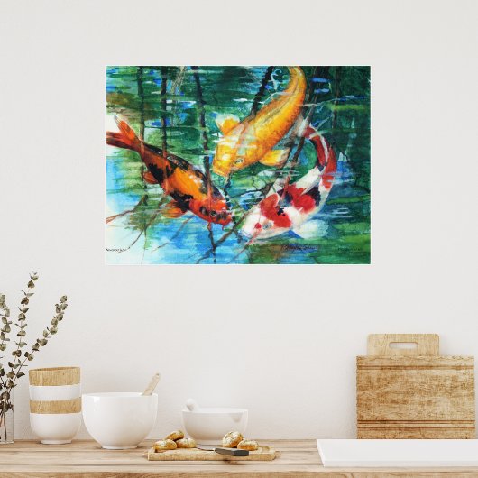 PMACarlson November Koi Poster (Küche)