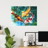 PMACarlson November Koi Poster (Heimbüro)