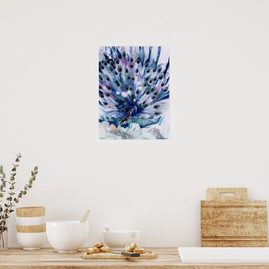 PMACarlson Peacock I Poster (Küche)