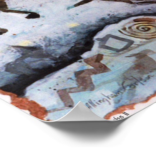 PMACarlson Petroglyphs II Poster (Ecke)