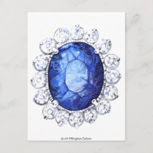 PMACarlson Royal Sapphire Postcard Postkarte