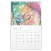 PMACarlson schöne Frauen im Aquarell-Kalender Kalender (Feb 2026)