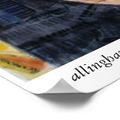 PMACarlson "The Musician" Poster (Ecke)