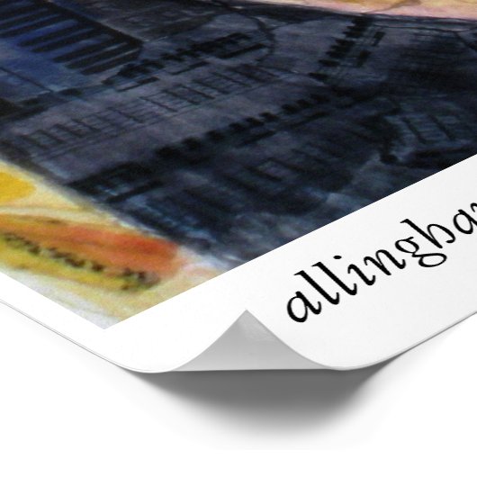 PMACarlson "The Musician" Poster (Ecke)