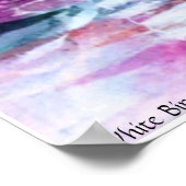 PMACarlson White Birch Creek Poster (Ecke)