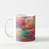 PMART Farbige Wolken Kaffeetasse (Links)