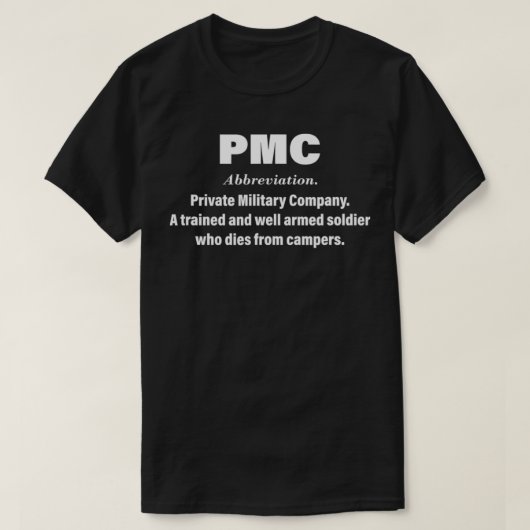 PMC T-Shirt (Design vorne)