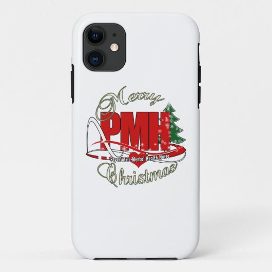PMH Psychiatric Mental Health Nurse CHRISTMAS Case-Mate iPhone Hülle (Rückseite)