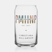 PMHNP Leopard Print Psychiatric Mental Health NP Dosenglas (Vorderseite)