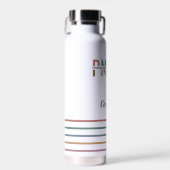 PMHNP Leopard Print Psychiatric Mental Health NP Trinkflasche (Vorne)