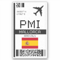 PMI Mallorca Boarding Pass - Spanien Reisen