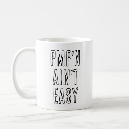 PMP Funny Mug Projektmanagement Beruflich Kaffeetasse (Links)