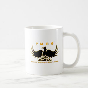 PMRGlogo, PMRG, Phoenix-Motorrad, Reiter-Gruppe Kaffeetasse