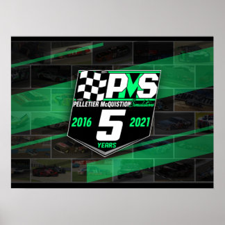 PMS "5 Years"-Plakat Poster