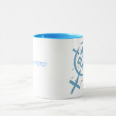 PMS Becher-Blau-Logo Tasse (Zentrum)