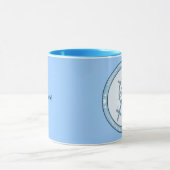 PMS Becher-blaues Logo 2 Tasse (Zentrum)
