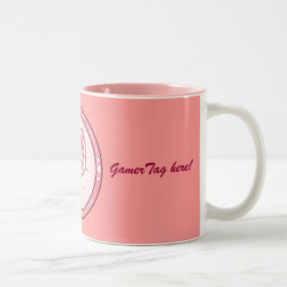 PMS Becher-Rosa-Logo 2 Zweifarbige Tasse