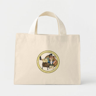 PMS Handtasche - Pandora's Box Gold 2 Mini Stoffbeutel