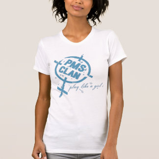 PMS Hemd-Blau-Logo T-Shirt