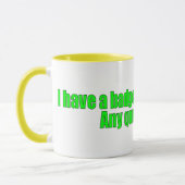 PMS, irgendwelche Fragen? Tasse (Links)