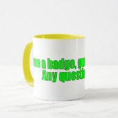 PMS, irgendwelche Fragen? Tasse (Vorderseite Links)