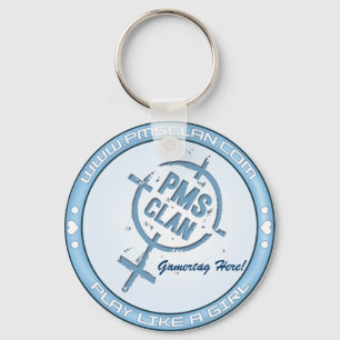 PMS Keychain- Blue Logo 2 Schlüsselanhänger