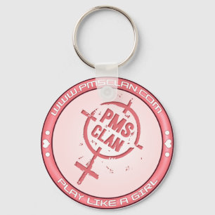 PMS Keychain- Pink Logo 2 Schlüsselanhänger